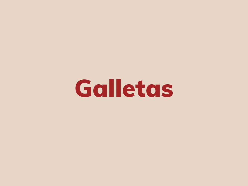Galletas artesanales
