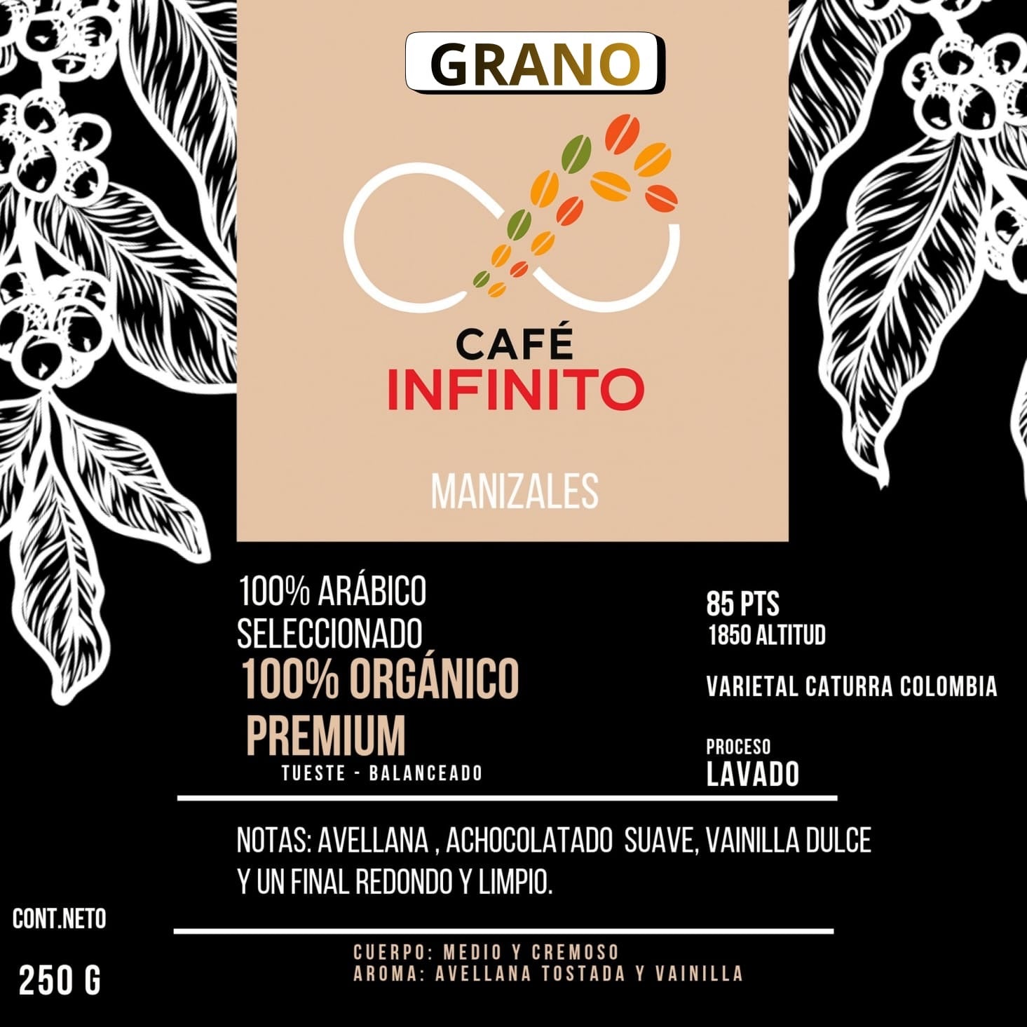 Cafe manizales 250grs