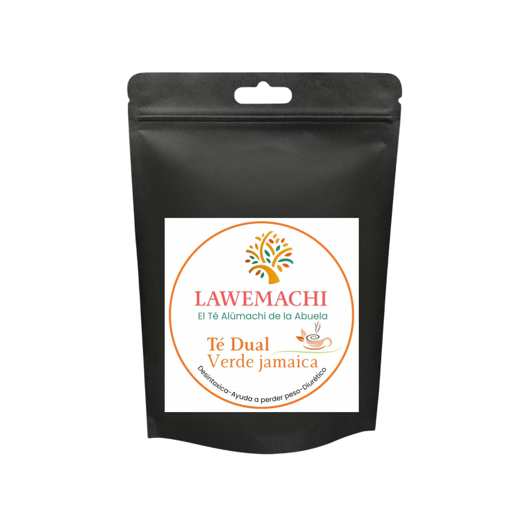 Té dual verde + jamaica 100grs